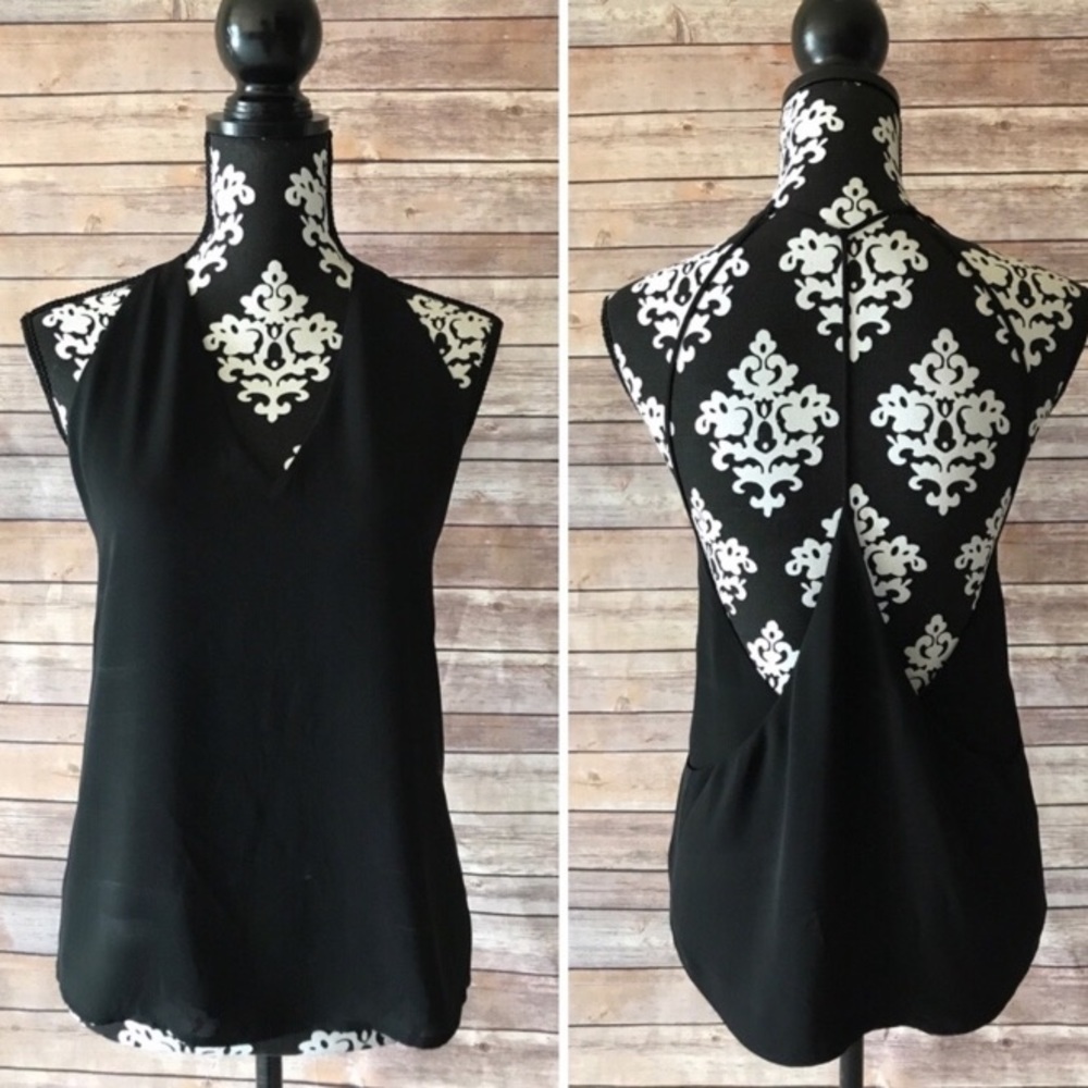 Express open back blouse xs